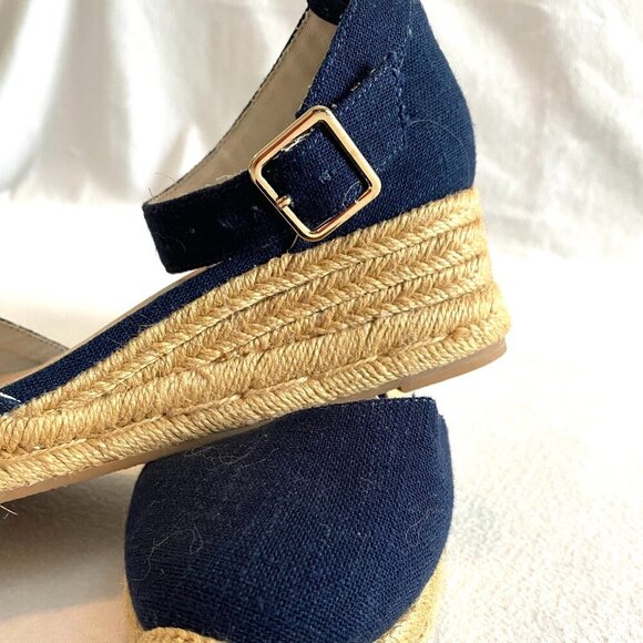 Jack Rogers Palmer Espadrilles Womens 8 navy blue - Picture 5 of 8